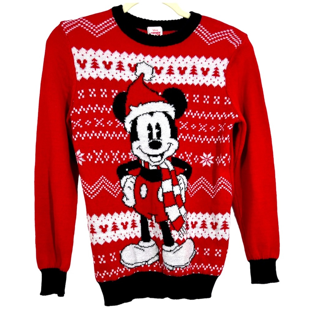DISNEY Mickey Christmas sweater size large